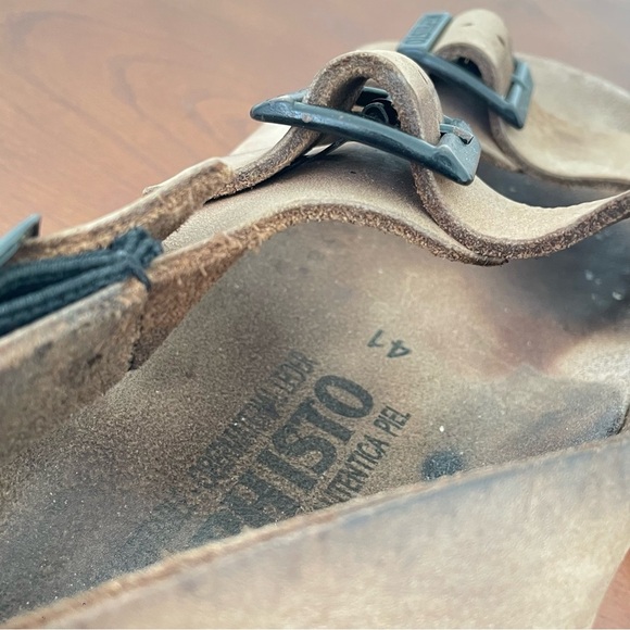 Mephisto Men’s Nardo Dark Brown Leather Strap Sandals | EU 41 - Picture 7 of 7